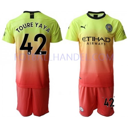 Barn Fotballdrakter Manchester City Toure Yaya 42 Tredje 2019-20 Kortermet
